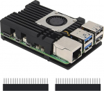 Geekworm Raspberry Pi 5 korpus PWM ventilaatoriga (P511-A)