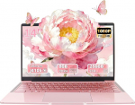 14-tolline s&uuml;learvuti Rose Gold Quad-Core protsessor Celeron J4105 [kiirem kui N4000 ja AMD 3020e], 8GB RAM, 256GB SSD, FHD IPS, HDMI, Wi-Fi, Bluetooth, &uuml;likerge ja kaasaskantav s&uuml;learvuti &otilde;pilastele