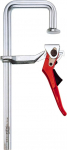 Bessey GU25-12-6H" GUH U-kujuline hoobklamber, hall/punane, 250/120 mm