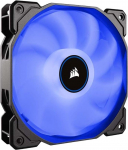 Corsair AF140 Air Series, 140 mm LED madala m&uuml;ratasemega jahutusventilaator - sinine (kaksikpakett)
