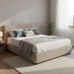 Talamo Italia - Betty Kahekohaline voodi, konteinervoodi, 100% Made in Italy, eesmine avaus, sobib madratsile cm 160 x 190, turtledove'ile