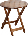Kleiner runder klappbarer Beistelltisch, Terrasse, faltbarer h&ouml;lzerner Beistelltisch f&uuml;r Outdoor, Innenbereich, Veranda, Camping, Wohnzimmer, Nachttisch, Couch, Couchtisch oder Pflanzenst&auml;nder