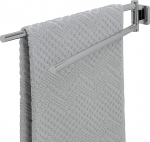 Tiger Dock r&auml;tikukang kahe p&ouml;&ouml;rleva k&auml;ega kroomitud roostevabast terasest 4,9 x 7,8 x 45,3 cm (B x K x S)