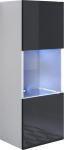 muebles bonitos Luke mudel V3 rippkapp 40 x 126 cm valge / must