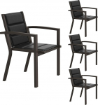 JUMMICO virnastatav aiatool, alumiiniumist raam, tekstiilist mugav iste, madal istme k&otilde;rgus koos k&auml;etoega r&otilde;dule ja terrassile.