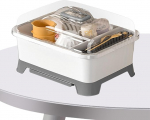 Geschirrtrockner - Geschirr-Geschirr-Rack, Mutter-Flaschenhalter | Flaschenhalter f&uuml;r den Haushalt, Aufbewahrungsbox f&uuml;r Flaschentrocknung mit Deckel, Geschirrhalter, Abtropffl&auml;che f&uuml;r