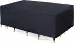 JORON aiam&ouml;&ouml;bli kattekate aiam&ouml;&ouml;blile Veekindel anti-UV-plaat kaitsev kate talvekindel laud aialaudade terrassim&ouml;&ouml;blile (280 x 204 x 106 cm)