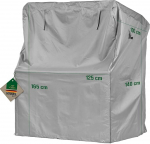 Rannatooli kaitsekate, talvekindel, 125 x 100 x 165/140 cm, hall, Oxford 600D kangas, rannatooli kate, veekindel, UV-kindel ja ilmastikukindel, rannatooli kate, rannatooli kate