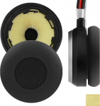 GEEKRIA QuickFit asendusk&otilde;rvaklapid Jabra Evolve 75 UC/75/75/75+/75 MS k&otilde;rvaklappide remonditarvikud (must)