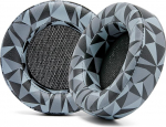 WC uuendatud asendusk&otilde;rvapadjad Corsair Virtuoso Gaming Headsetile Wicked Cushions poolt | Parem vastupidavus, paksus, pehmem nahk ja heliisolatsioon | Geo Grey