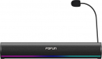 2-in-1 m&auml;ngusoundbar eemaldatava, USB Plug and Play k&otilde;lariga, 3 EQ helirežiimi, Bluetooth 6.0, 10 RGB k&otilde;larit arvutile, telerile