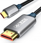 UANTIN USB C kuni HDMI kaabel 3ft 4K High Speed USB 3.1 Type-C kuni HDMI 2.0 Thunderbolt 3/4 &uuml;hildub MacBook Pro/Air, Galaxy S8 kuni S23, iPhone 15/Pro/Plus/Max, iPad Pro, iMac, Surface, iPhone 15/Pro/Plus/Max, iMac, Surface