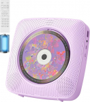 CD-m&auml;ngija Kaasaskantav Bluetooth-raadio CD-m&auml;ngija koos k&otilde;laritoega USB & AUX taasesitus koos kaugjuhtimispuldi tolmukattega Lilla