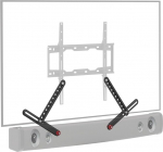 Barkan Universal Soundbar Mount, reguleeritav kinnitus teleri paigaldamiseks teleri kohal v&otilde;i all, suurused 13-80 tolli, sobib enamikule Soundbaridele kuni 14 naela, lihtne paigaldus, must