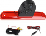 SIXWIN 720P R&uuml;ckfahrkamera mit Bremsleuchte, Auto R&uuml;ckfahrkamera f&uuml;r Fiat Ducato 2006-2018 | Peugeot Boxer 2006-2018 mit Dual-Kamera, 140&deg; Weitwinkel, IP67 wasserdicht, Nachtsicht mit Infrarotlichtern