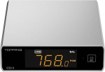Topping E50II DAC Compact Hi-Res Audio Desktop koos AK4497S, DSD512, PEQ 10 b&auml;ndi ja Bluetooth LDAC-ga k&otilde;rvaklappide ja k&otilde;larite jaoks, h&otilde;bedane