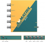 AVMATRIX SDI Converter Splitter, SDI jaotamine 1&times;4 BiDirect SDI, 3G/HD/SD SDI formaadid, uuesti taktimine, ekvaliseerimine, signaali &uuml;mberh&auml;&auml;lestamine 1080p@60hz SDl v&otilde;imendi Splitter (SD1141)