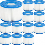 FOSUN T&auml;ispuhutav filterpadrun VI t&uuml;&uuml;pi mullivannidele, &uuml;hildub Bestway 58323, Lay-Z-Spa Bestway Flowclear basseinifiltrile, Miami, Palm Springs, Hawaii, Vegas, Monaco, Pariis jne. Pakend 12-st
