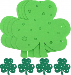 8 St&uuml;ck Filz Platzsets Kleeblatt St Patrick's Day Tischsets W&auml;rmeisolierend rutschfest f&uuml;r K&uuml;che Esszimmer