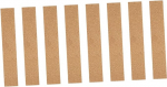 PLAFOPE Pack of 8 Self-Adhesive Slats Pin Board Strips Notice Board Strips Connectable Notification Strip Filing Strips Bulletin Bar Strips Memo Board Office Adhesive Cork Feel
