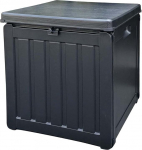 Gardiun Outdoor Resin Chest Soften Small 42,8 x 42,8 x 46,4 cm mahutavusega 76 liitrit kaane ja k&uuml;lgmiste k&auml;epidemetega