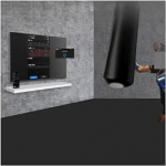Dynamometer, Krafttest Kick Pad Boxen Taekwondo Kickboxen Power Meter Paddel Auswirkungen Messen f&uuml;r den Einsatz in der Sportheimschule(Boxing force Tracker)