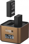 H&auml;hnel - ProCube3 - Olympusele - DSLR Duo laadija - kiirem laadimine - USB Type-C sisendiga