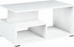 MATKAM Prima EX3 kohvilaud K 45 x L 90 x S 51 cm Elegantne v&auml;limus Lihtne kokkupanek (valge)