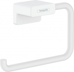 hansgrohe AddStoris 41754700 R&auml;tikur&otilde;ngas r&auml;tikuhoidja seinakinnituseks, peidetud kinnitus, vannitoatarvikud, matt valge