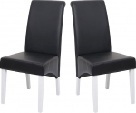 Mendler M37 S&ouml;&ouml;gitoatool Recliner tool nahast mustad valged jalad 2 tk.