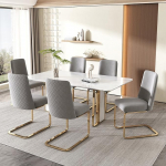 Sametist s&ouml;&ouml;gitool Luksuslik elutuba magamistoas Lounge Chair Diamond Back Design koos kuldsete metallist tugijalgadega (6, Hall)