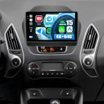 CAMECHO 4+64G Android 15 Autoradio 10 Zoll f&uuml;r Hyundai IX35 2010-2015 mit Wireless Carplay Android Auto, GPS Navi Radio Touchscreen HD mit Bluetooth WiFi RDS FM +R&uuml;ckfahrkamera