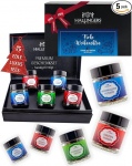 Hallingers Genuss Manufaktur tee j&otilde;ulukinkekomplekt - 5 sorti Premium lahtise tee degusteerimise komplekt elegantses kinkekarbis koos retseptiraamatuga "Frohe Weihnach...", j&otilde;ulud naistele meestele