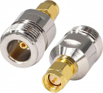 2 Pack RF WiFi antenni adapter N-t&uuml;&uuml;pi emane SMA isane (Pin) koaksiaalkaabli konverter antenni ringh&auml;&auml;lingu raadiote WiFi jaoks