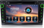 Androidi autoraadio koos CarPlay'ga Opel Corsa D/Astra H/Zafira B/Corsa C/Vectra C jaoks [Android 14.0, 4+64GB, 2 DIN, 2.0GHz], puutetundlik Bluetooth Navi/WiFi, roolijuhtimine, Mirrorlink, DVD
