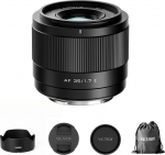 VILTROX 35mm F1.7 E-Mount objektiiv Sony jaoks, APS-C autofookus objektiiv Sony E-Mount kaameratele a7 a7II a7III a7IV a7R a7RII a7RIII a7RIV a7RV a7S a7SII a7SIII a1 ZV-E1