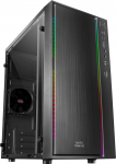 Mars Gaming MCM microATX arvutikapp, kompaktne, 16-mooduseline ARGB, 8 cm ventilaator
