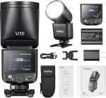 Godox V1 Mid C v&auml;lklambi kiirvalgusti, V1mid-C 55Ws TTL kiire &uuml;marpea kiirvalgusti 1.7s laadimisaeg fotograafia jaoks (V1 Mid Canoni jaoks)