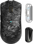 ATTACK SHARK X11 Ultra traadita m&auml;nguhiir C06 Ultra LED-kaabliga, s&uuml;sinikkiust komposiitkorpus, 54L15 MCU, PAW3950MAX, 8000Hz, BT/2.4G/Wired, kuni 42000 DPI (must)