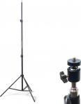MAKA raske statiiv 71 kuni 210 cm koos 360&deg; kuulipeaga kaamerale ja laserile Teleskoopiline statiiv Ehitusstatiiv