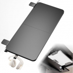 PEGZONE Ergonoomiline laua pikendus, laua pikendus koos s&uuml;learvuti alusega, 700 x 300 mm, klaviatuuritaldrik, k&auml;etoe riiul, arvutilaua pikendus, sobib koju ja kontorisse