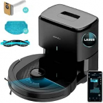 Cecotec Robot Staubsauger mit Selbstentleerungsbasis Conga 7490 Ultimate Home Genesis. Laser-navigatsioon, 4000 Pa, 120 minutit autonoomiat, App-Steuerung, Automatische Erkennung eines 2-Liter-Beutels.