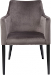 Kare 83580 tugitool Black Mode Velvet Hall-must