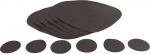 Generic Doppelseitiges Tischsets-Set aus PU-Leder, rutschfeste Esstischmatten f&uuml;r Allt&auml;gliche Mahlzeiten Im Innenbereich, K&uuml;chentheke, Inklusive 6 Tischsets und 6 Untersetzern (Kaffeefarbe Schwarz)