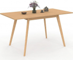 IDMarket - Noor pikendatav ristk&uuml;likukujuline s&ouml;&ouml;gilaud 4-8 inimesele Puiduefekt 120-160 cm