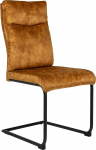 Riess Ambiente Modern Cantilever Chair Comfort Mustaskollane Velvet Comfort k&auml;epidemega s&ouml;&ouml;gitoa tool k&ouml;&ouml;gitool k&uuml;lalistetool