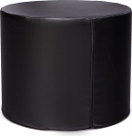 Ecopuf Pouf Stool Scooter - Polsterdatud kunstnahast jope - &uuml;likerge - eemaldatav kate