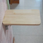 An der Wand montierter Klapptisch, Computerarbeitspl&auml;tze, Schreibtisch, Holz, herunterklappbarer Wandtisch, K&uuml;chenorganizer, Eck-Esstisch, schwebender Schreibtisch, Werkbank, 60 x 40 cm, 70