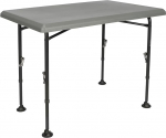 Westfield Resino matkalaud, alumiinium/plast, 100 x 68 x 63/74 cm, antratsiit, 6,5 kg, kandev&otilde;ime 30 kg, reguleeritav k&otilde;rgus, telkimiseks ja aeda.