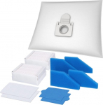 McFilter I s&auml;&auml;stukomplekt 20 tolmuimejakotti + XXL filtrikomplekt Sobib Thomas Aqua + lemmikloomadele ja perele, allergiavastane, Multi Clean X7 X8 X10, Cat & Dog XT, Perfect Air, Parkette, Cycloon